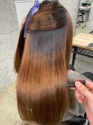 ロング WERULE pivot cross店所属・髪質改善/岡崎 亮のヘアスタイル