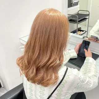 カラー *愛され透け感🎀 カラーモデル🪡のヘアスタイル