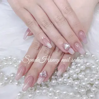 ネイル 🫧🩵ふわりん 🎀🧸のネイルデザイン