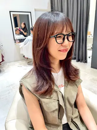 ロング パーマ BELLA/天王寺/ 似合わせ/木浦心のヘアスタイル