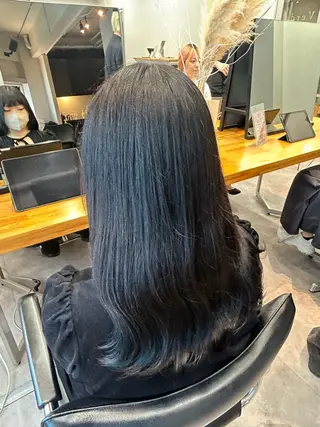 ロング 池袋🫧mio🫧 透明感ワンカラー🫧のヘアスタイル