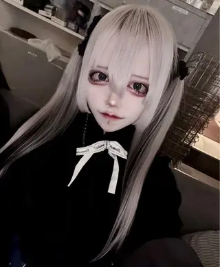 ロング カラー ヘアアレンジ M.O.D shibuya店所属・シールエクステ /まる🐺/渋谷のヘアスタイル