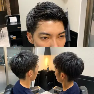ショート パーマ メンズ 池田達也anyhow /副店長のヘアスタイル