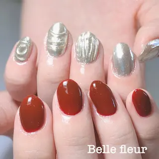 ショート ネイル Belle fleurのネイルデザイン