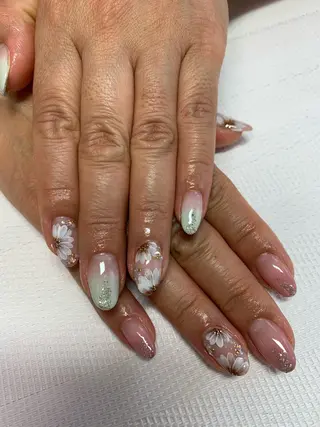 ネイル rukianail 新里のネイルデザイン