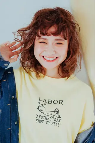 ショート カラー パーマ ヘアアレンジ メンズ キッズ ネイル マツエク・マツパ unu hair所属・藤井 仁紀のヘアスタイル