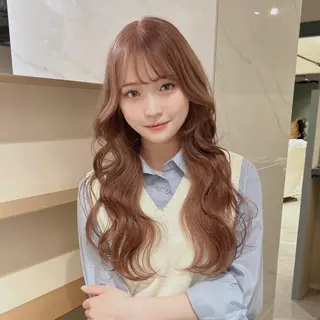 ロング 石山 洸平のヘアスタイル