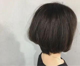 ショート カラー ボブ/ショート/ 白髪染め/メンズ葛西のヘアスタイル