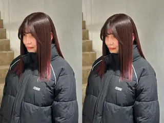 ミディアム カラー MOE 🌙新宿三丁目のヘアスタイル