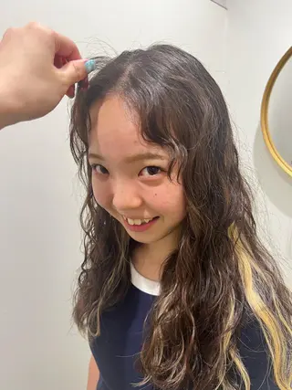 ロング パーマ Aman  D'or所属・ショート/ボブ/東 千耀のヘアスタイル