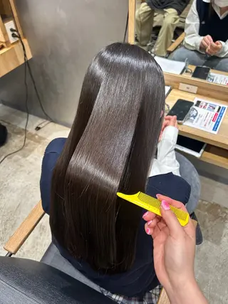 ロング 青野 になのヘアスタイル
