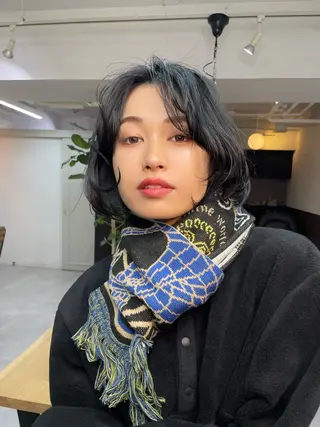 ショート パーマ パーマ＊ 顔まわり似合わせのヘアスタイル