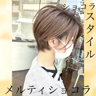 ショート カラー CoCooN satoshiのヘアスタイル