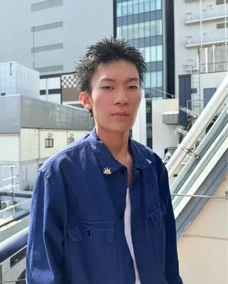 メンズ 艶髪カラー/レイヤ ー支持No.1renのヘアスタイル