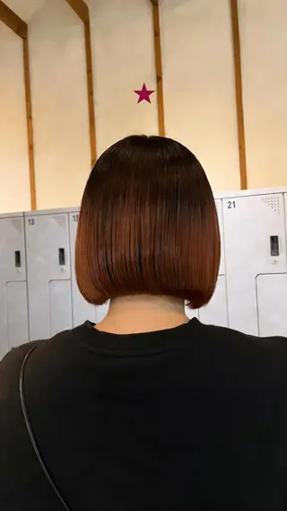 ショート ボブ/ベージュ/ パーマ🪿近森ゆいのヘアスタイル