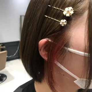 カラー 茂木 結希のヘアスタイル