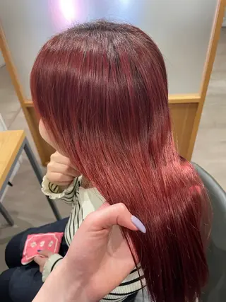 セミロング カラー Agu hair dio 熊本上通所属・西田 美桜のヘアスタイル