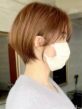 ショート カラー i.+sapporo所属・ショート/レイヤー /札幌/小山内のヘアスタイル