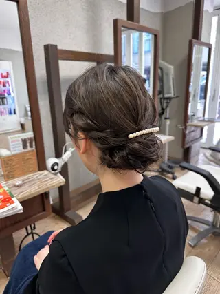 セミロング 阿部 美咲のヘアスタイル