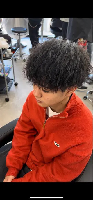 パーマ メンズ 新世代パーマ⚡️ の達人トモ⚡️のヘアスタイル