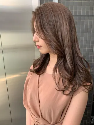 ミディアム カラー 髪質改善サロン 心斎橋ARCHEのヘアスタイル