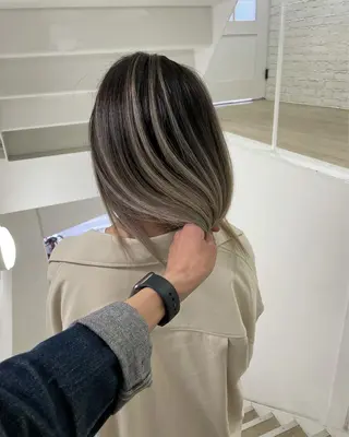 ミディアム カラー Tao所属・藤川 大智のヘアスタイル