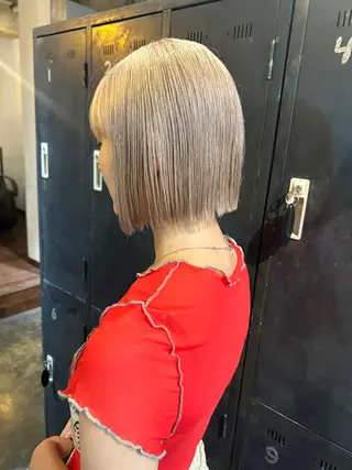 ショート ハイトーン/ブリーチ 🧁soraのヘアスタイル