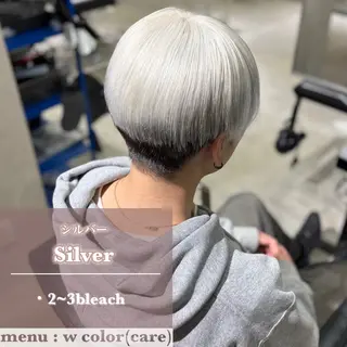 カラー ヘアアレンジ 艶髪ハイトーン/ ブロンド/Nagiのヘアスタイル