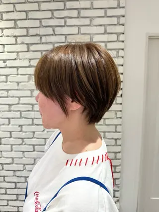 ショート 遊佐 みくりのヘアスタイル
