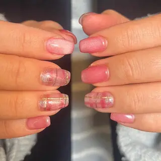 ネイル unwind ┊︎冬っぽネイル🧸のネイルデザイン