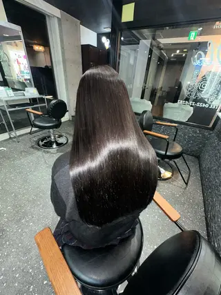 ロング カラー パーマ 髪質改善⭐️縮毛矯正 吉祥寺⭐️Rinaのヘアスタイル