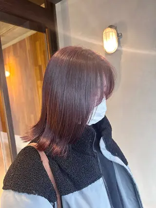 ミディアム 福崎 真奈のヘアスタイル