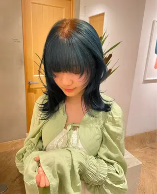 セミロング カラー 透明感×レイヤーカッ ト🌼kiraraのヘアスタイル