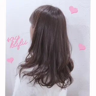セミロング 【今だけブリーチ 限定価格💕】すみのヘアスタイル