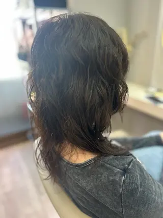 セミロング 池田 太一のヘアスタイル