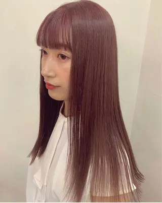 ロング まろやか透明感カラー ♡MANAのヘアスタイル