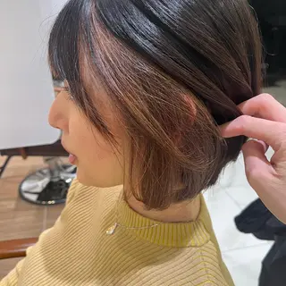 ショート 白髪染め /増田桃子のヘアスタイル