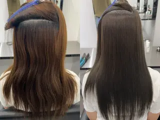ロング 髪質改善×縮毛矯正 Core梅田　片山のヘアスタイル
