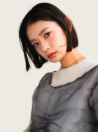 ショート ニワ/レイヤーカット /透明感カラー💎のヘアスタイル