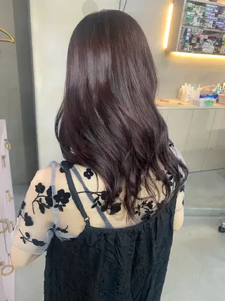 セミロング カラー qulim所属・前橋 姫奈のヘアスタイル