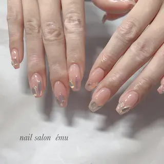 ロング ネイル nail salon émuのネイルデザイン