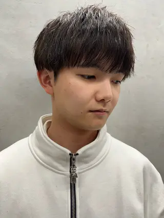 カラー パーマ メンズ 🫧透明感カラー/ ナルハ🫧のヘアスタイル