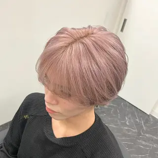 カラー メンズ ハイトーン/ 髪質改善/上質艶髪のヘアスタイル