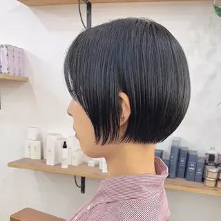 ショート ショートヘア、ボブ こやさん　コヤマのヘアスタイル