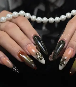 ネイル if Hair＆Nail Salon所属・IKA /海外ネイル /個性派/ワンホンのネイルデザイン