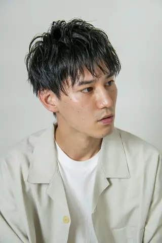 ショート メンズ曲がる縮毛矯正 ☆fan.店長のヘアスタイル