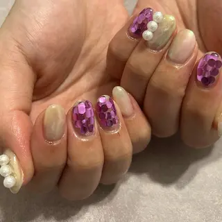 ネイル 城東区ネイルサロン carpediemのネイルデザイン