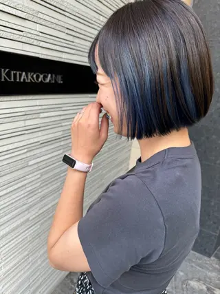 ミディアム 伊藤 一樹のヘアスタイル