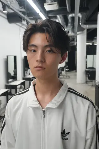パーマ メンズ 【pia】 江田岳斗のヘアスタイル