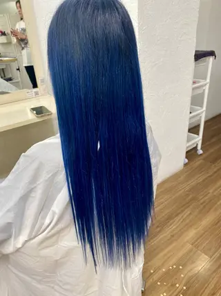 ロング カラー GLOSS 心斎橋 山上のヘアスタイル